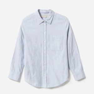 Everlane Shrunken Cotton Shirt - Pale Blue